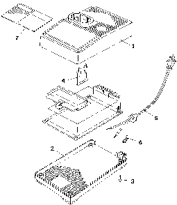 Exploded Diagram A Diagram and Parts List for 98018-25 Type 1 Black and Decker Charger